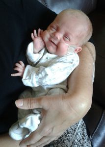 Henry enjoying home life two weeks later.